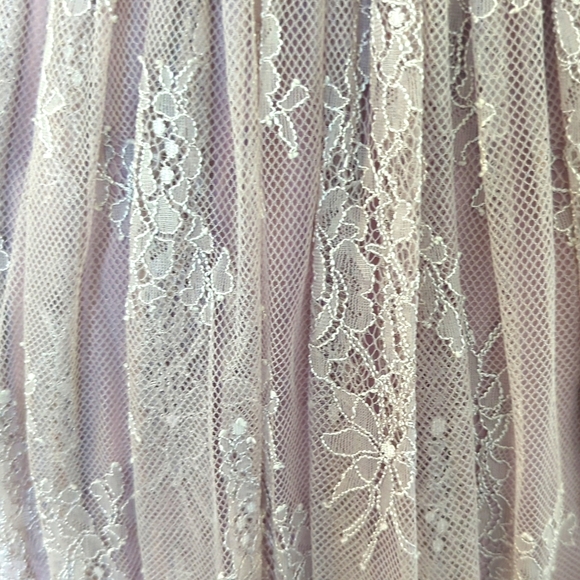 Anthropologie Va et Vien Ariel Lace On shoulder Dress - Picture 9 of 12